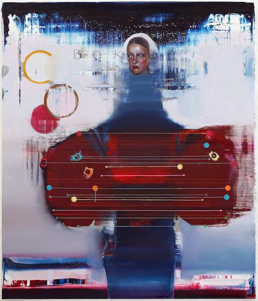 Rayk Goetze: Hoheit 2, 2020, Öl und Acryl auf Leinwand, 140 x 120 cm

